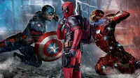 Ilustrasi Captain America, Deadpool, dan Iron Man dalam film. (Sumber: Screenrant.com / Marvel Studios / 20th Century Fox)