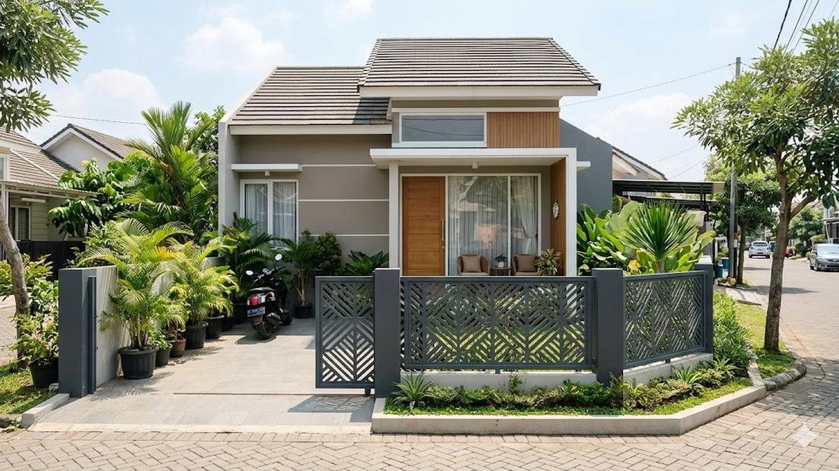 6 Pagar Minimalis yang Tetap Memberi Privasi tanpa Terlihat Tertutup, Inspirasi Fasad Elegan