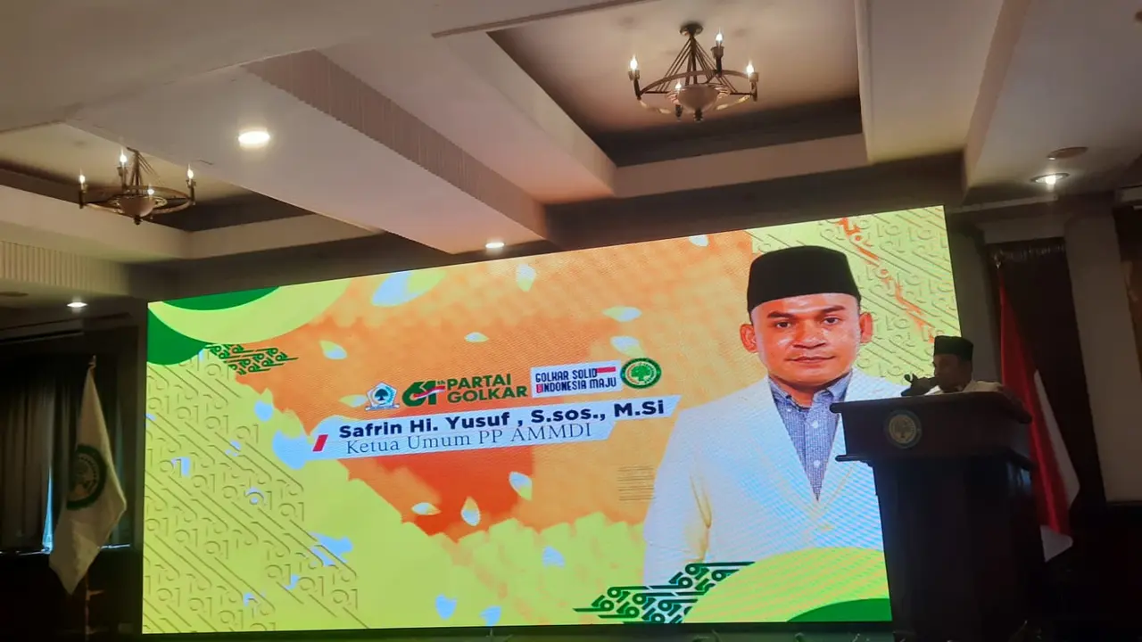 Ketua Umum Pengurus Pusat Angkatan Muda Majelis Dakwah Islamiyah (PP AMMDI), Safrin Yusuf (Istimewa)