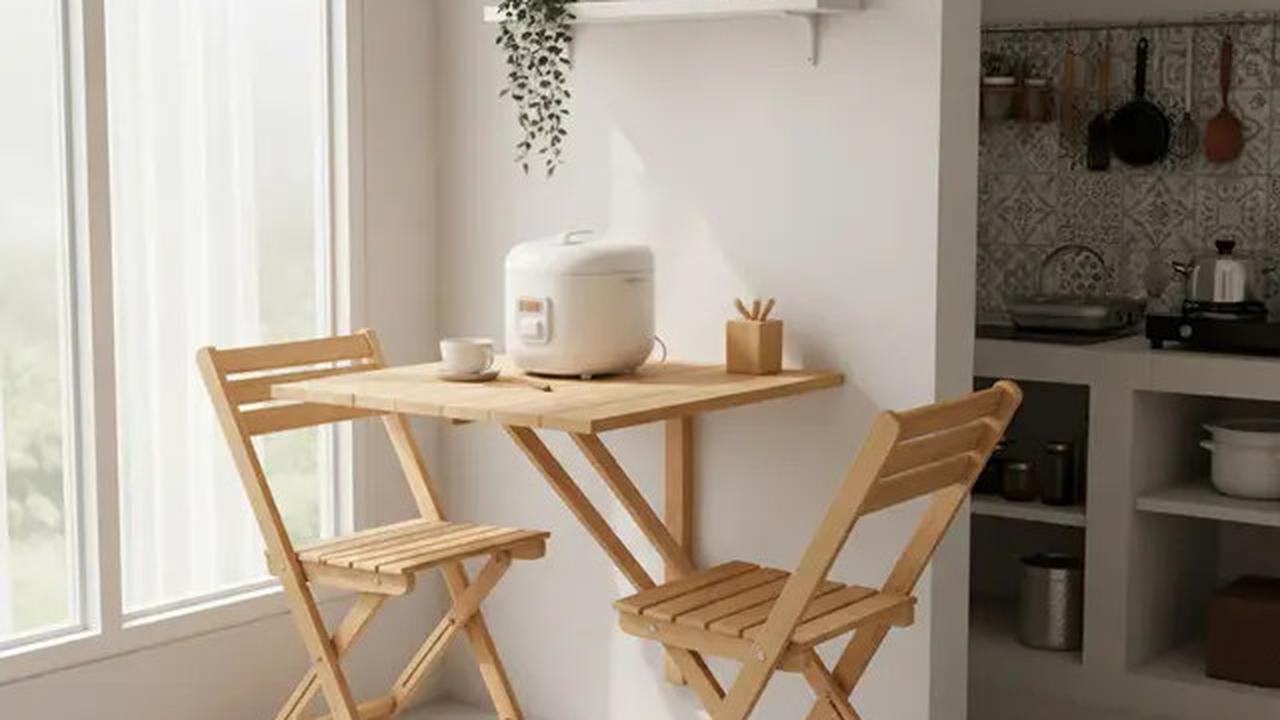 9 Model Dapur Kecil dengan Meja Bar, Solusi Hemat Ruang Tetap Estetik