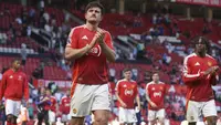 Manchester United keok 0-2 dari West Ham United&nbsp;pada laga pekan ke-36 Premier League musim ini di Old Trafford, Minggu (11/5/2025) malam WIB. (AP Photo/Ian Hodgson)