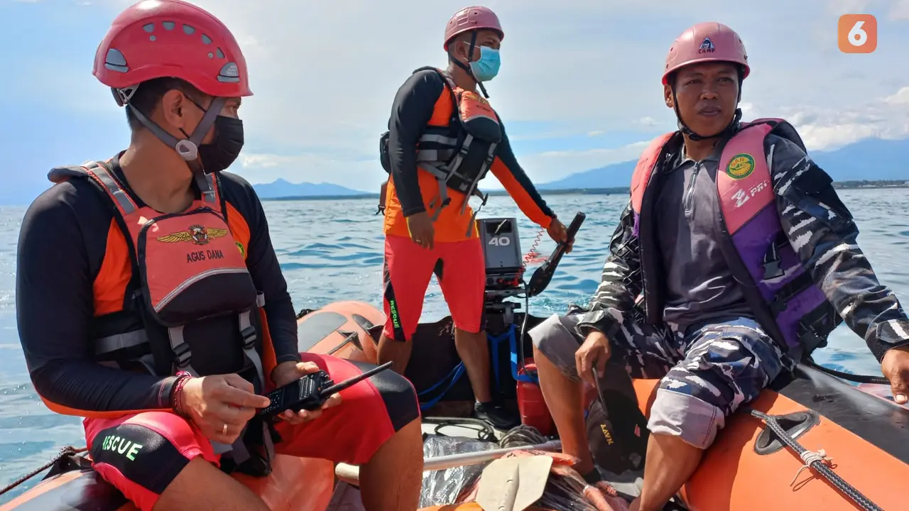 Nelayan Jatuh di Perairan Laut Jembrana