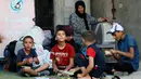 Serangan Israel juga melukai lebih dari 200 orang. (Bashar Taleb/AFP)