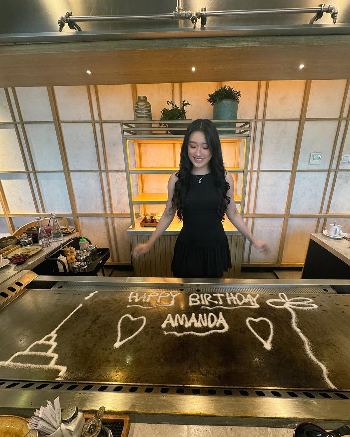 Amanda Caesa Rayakan Ulang Tahun ke-22 di Tanggal Spesial, Ini Momen Bahagianya