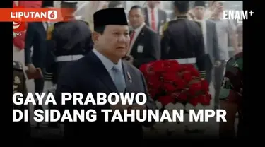 Menteri Pertahanan RI Prabowo Subianto yang juga Presiden terpilih RI periode 2024-2029 hadir dalam acara sidang tahunan MPR yang digelar hari Jumat (16/8). Sidang ini juga mengagendakan dua pidato kenegaraan  Presiden Joko Widodo.