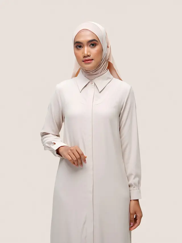 Model Gamis Agar Perut Tidak Buncit