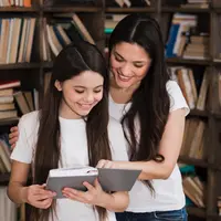 Dengan mengajak anak liburan ke perpustakaan umum dapat membentuk karakter, kecerdasan, hingga kedekatan emosional anak sejak dini. [Dok/freepik.com]