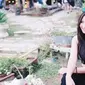 Di saat break syuting, si cantik Jessica Mila ini ternyata lebih memiliki refreshing bareng sahabat-sahabatnya.