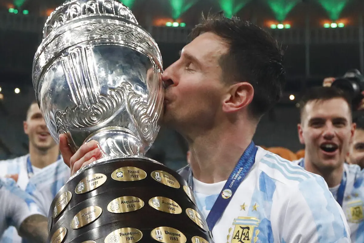Messi Akhiri Puasa Gelar Argentina