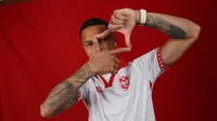 Igor Inocencio saat diperkenalkan sebagai pemain Malut United. (Malut United)