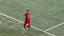 <p>Pemain Persija Jakarta, Taufik Hidayat melakukan selebrasi usai mencetak gol ke gawang Chonburi FC saat laga persahabatan antara Persija Jakarta menghadapi Chonburi FC dalam rangka Grand Launching Jakarta International Stadium (JIS), Minggu (24/7/2022). (Bola.com/M Iqbal Ichsan)</p>
