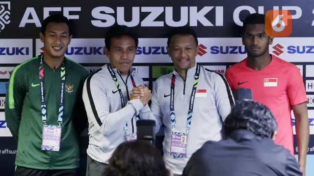 Jumpa Pers Singapura Vs Timnas indonesia