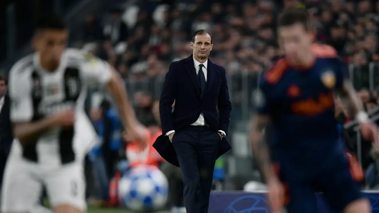 Pelatih Juventus, Massimiliano Allegri.