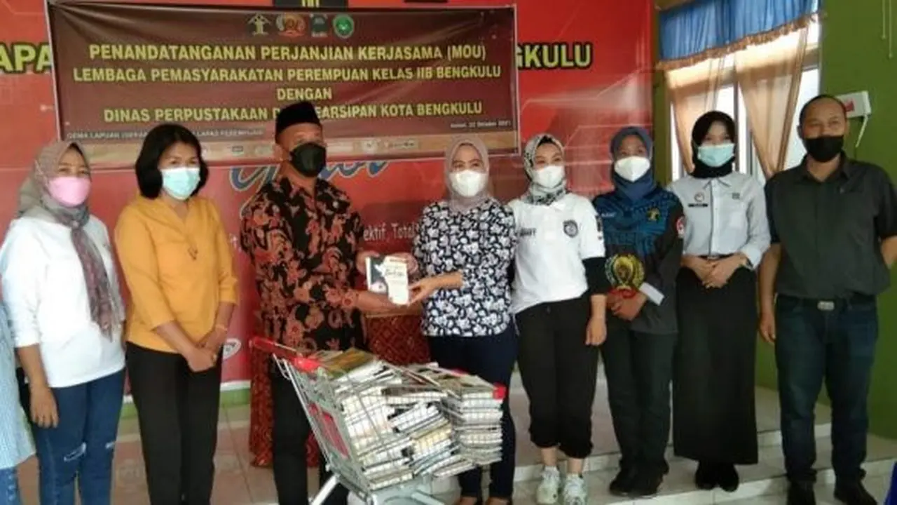 Dinas Perpustakaan dan Kearsipan Bengkulu Sediakan Buku Bacaan di Lapas Perempuan