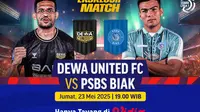 Dewa United vs PSBS: BRI Liga 1 2024/25 (Sumber: Dok. Vidio)