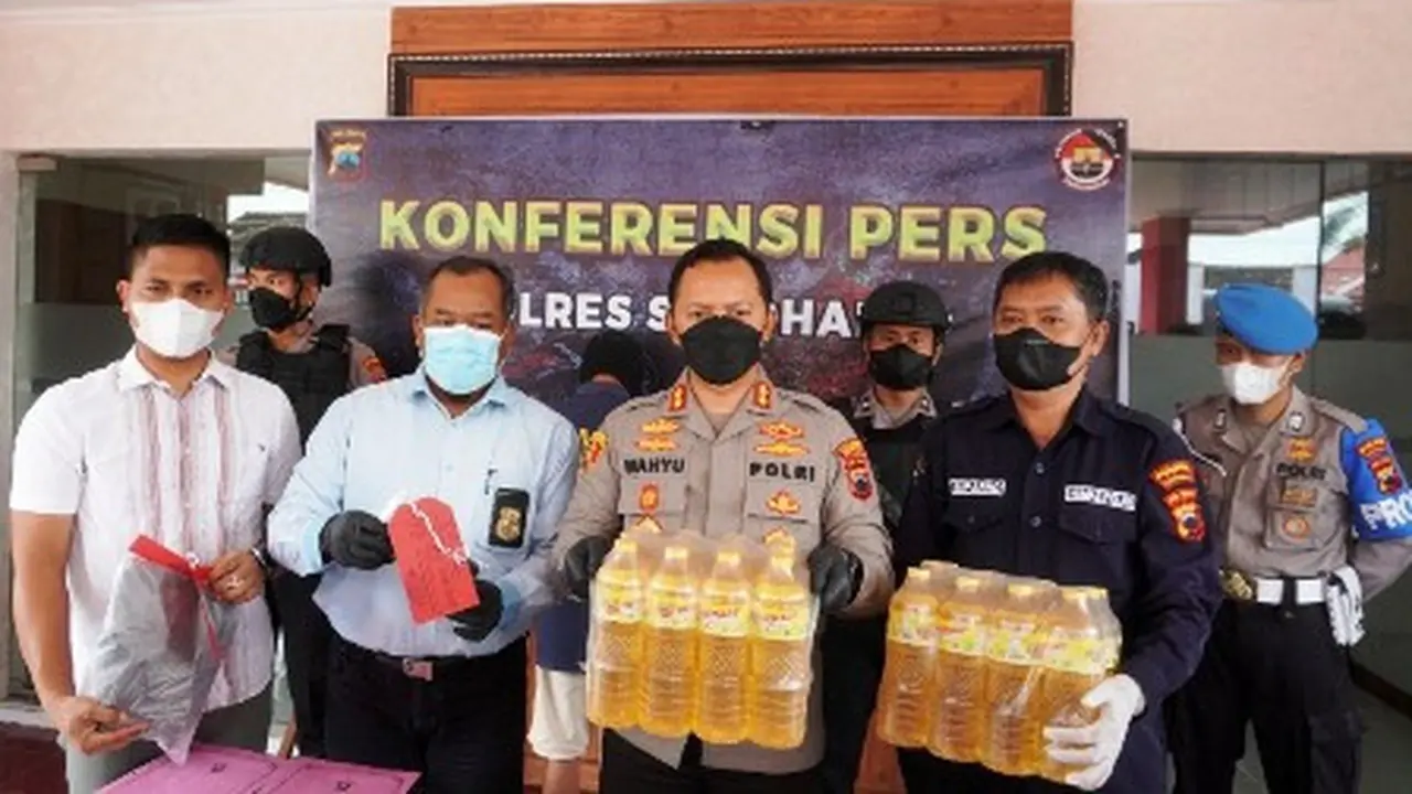 Penipuan minyak goreng murah. (Foto: Liputan6.com/Polda Jateng)