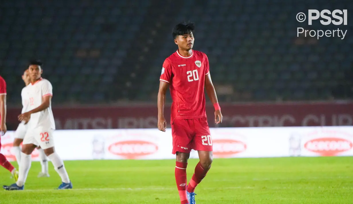 Unggul 1-0, Indonesia terus tampil menekan. (Foto: PSSI)