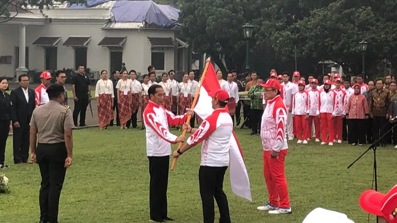 Pelepasn Kontingen Indonesia ke SEA Games