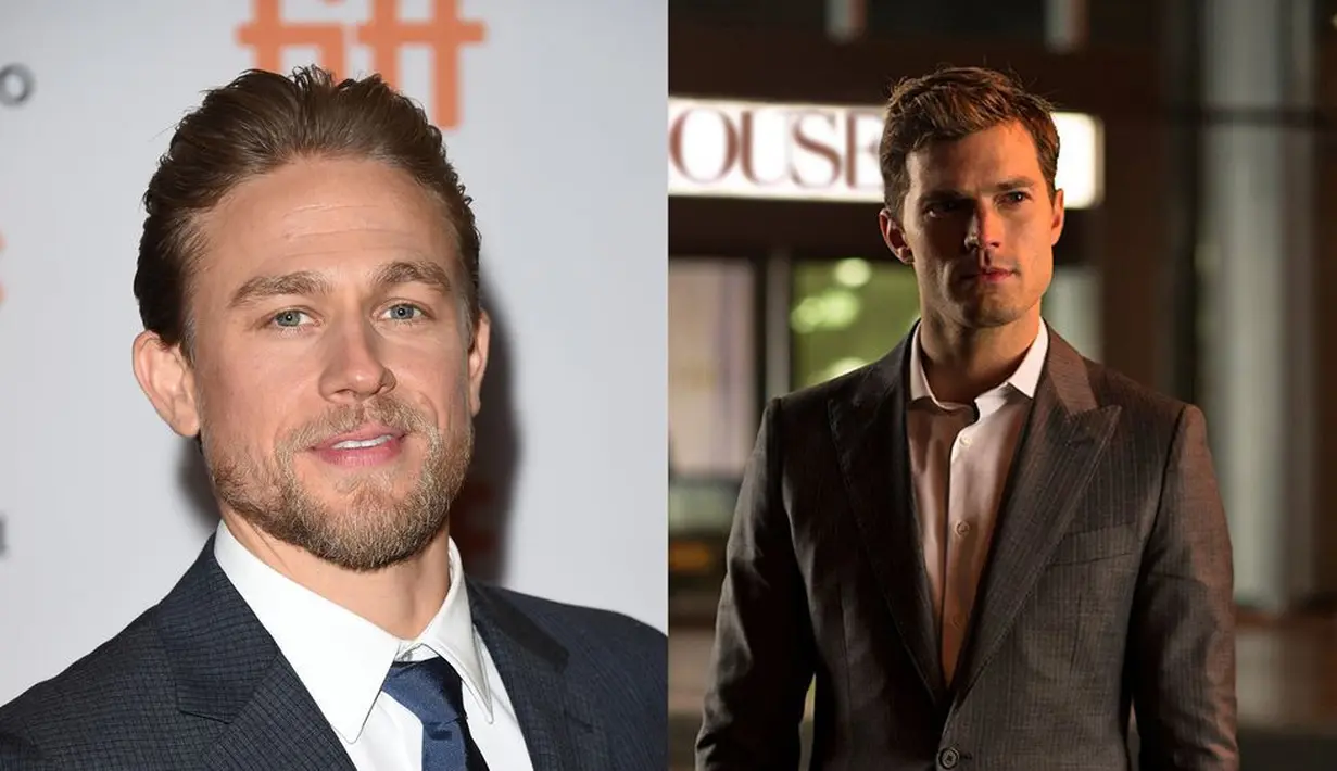 Charlie Hunnam menolak peran sebagai Christian Grey di Fifty Shades of Grey karena berbenturan jadwal dengan Sons of Anarchy. (Getty Images/Universal Pictures)