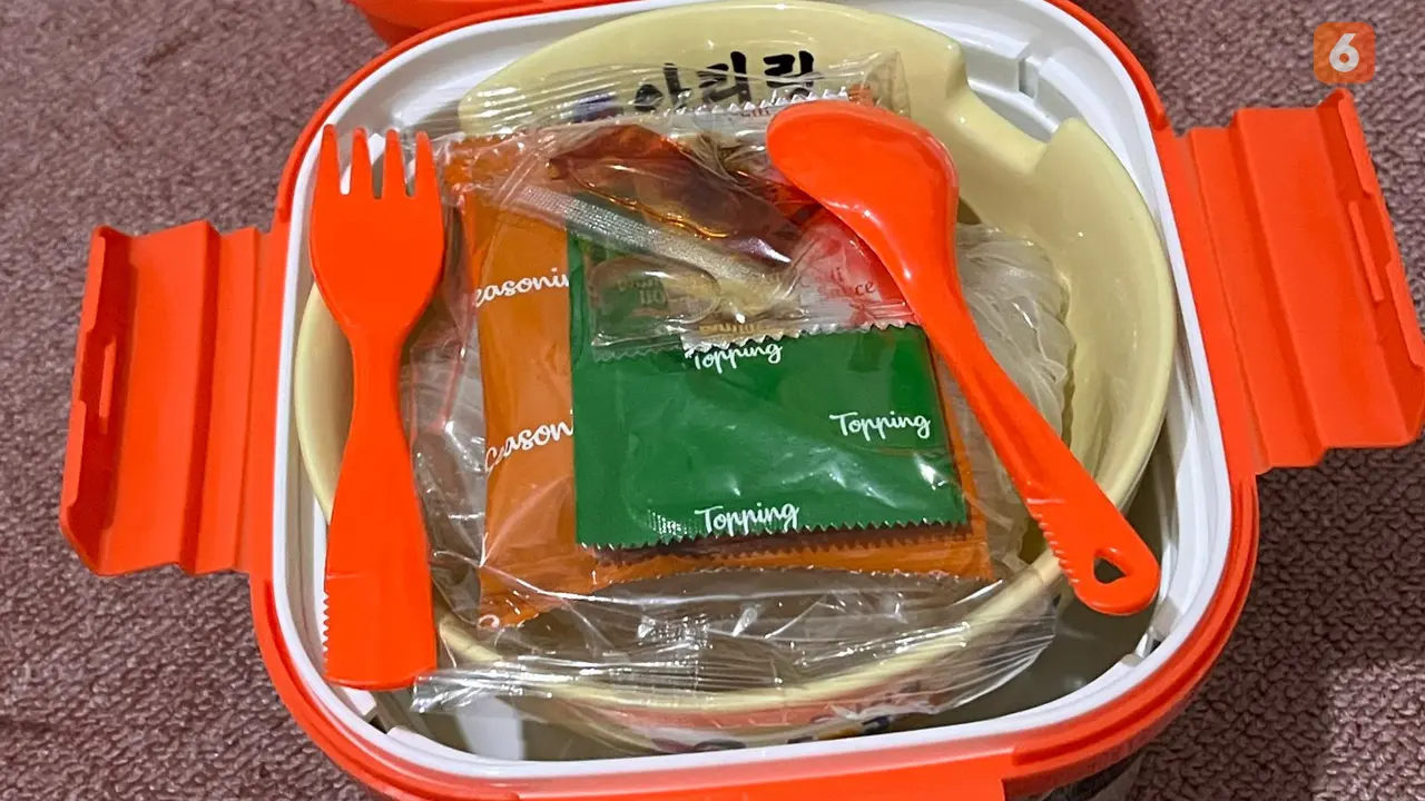 Arirang Self Cooking, Inovasi Memasak Mie Korea Tanpa Menggunakan Kompor atau Air Panas. (Dok: Liputan6/dyah)