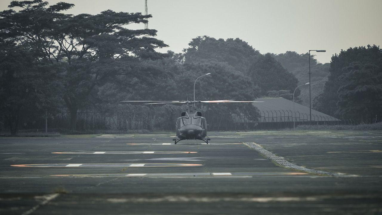 PT Dirgantara Indonesia mengirimkan satu unit Helikopter Bell 412EPI konfigurasi serbu pesanan Kementerian Pertahanan RI. (Foto : Humas PTDI)