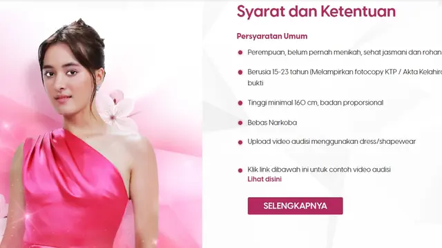 Audisi Miss Celebrity Indonesia 2023 sudah resmi dibuka / Credit Foto: KapanLagi.com