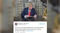 Ini Pidato Pelantikan Presiden AS yang Terbaik, Trump?