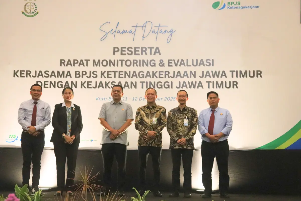BPJS Ketenagakerjaan dan Kejati Jatim Tingkatkan Pengawasan Kepatuhan Program Jamsosnaker