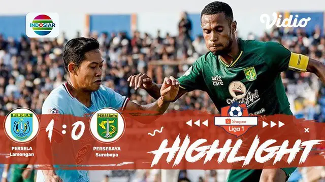 Full Highlight - Persela Lamongan 1 vs 0 Persebaya Surabaya | Shopee Liga 1 2019/2020