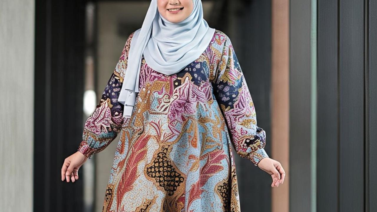 7 Model Gamis Batik Jumbo Terbaru, Tawarkan Pilihan Outfit yang Modis dan Nyaman Dipakai
