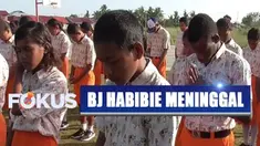 Baik guru dan siswa di sekolah ini memohon agar arwah alamarhum Habibie diterima di sisi Allah SWT.