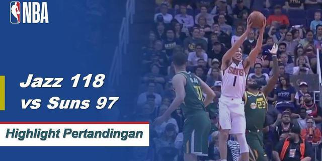 Cuplikan Pertandingan NBA : Jazz 118 vs Suns 97