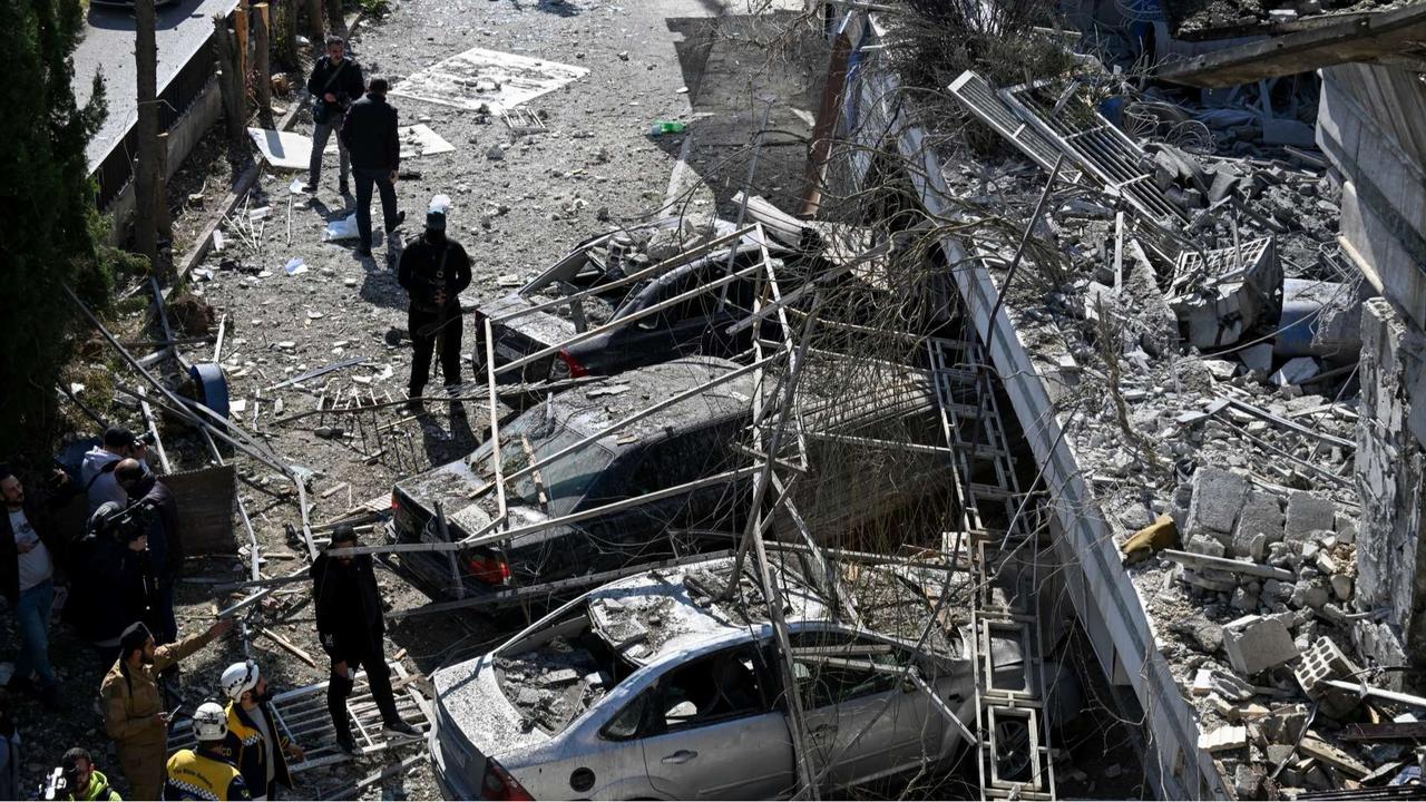 Serangan brutal Israel di Damaskus