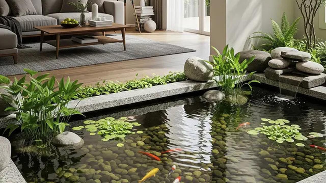 8 Model Kolam Ikan di Ruang Tengah yang Minimalis, Ciptakan Sudut Rumah yang Menenangkan
