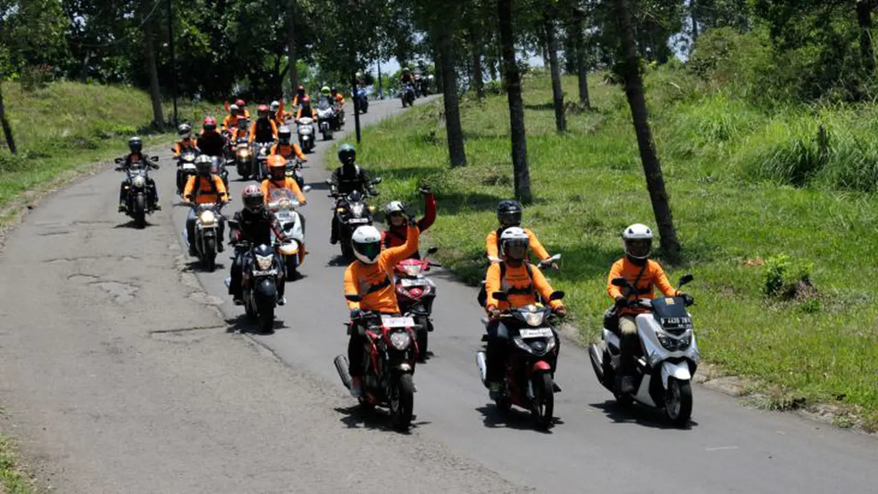 Biker Penjelajah Dunia Ikut Ramaikan Touring Forwot