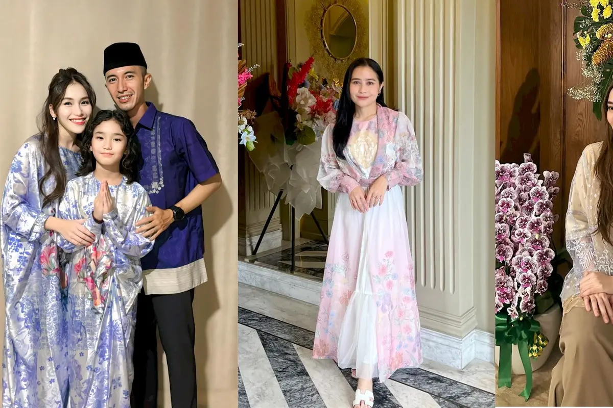 8 Adu Gaya Public Figure Rayakan Lebaran Hari Kedua, dari Ayu Ting Ting, Prilly Latuconsina, hingga Aaliyah Massaid