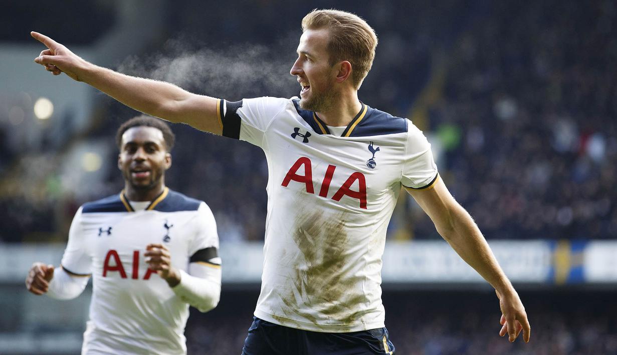 4. Harry Kane (Tottenham Hotspur) - 13 Gol. (EPA/Hayoung Jeon)