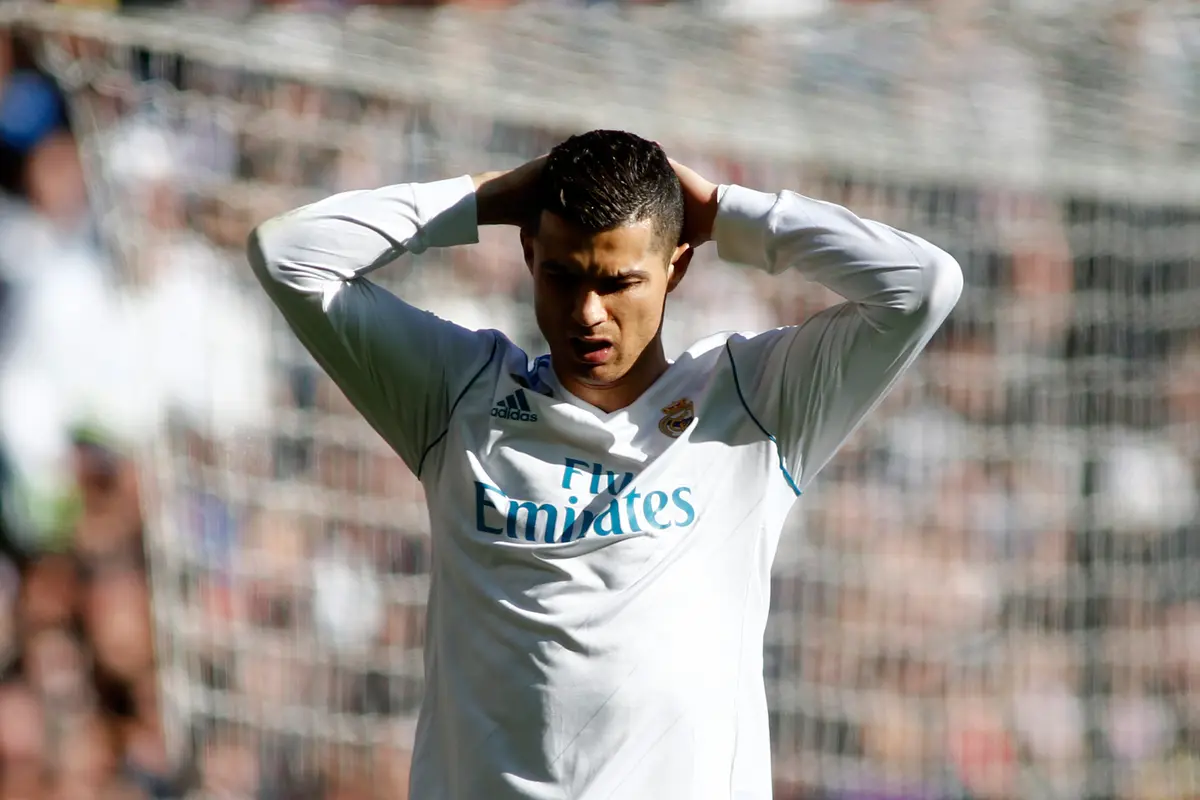 Ekspresi Cristiano Ronaldo Saat Gagal Taklukkan Barcelona