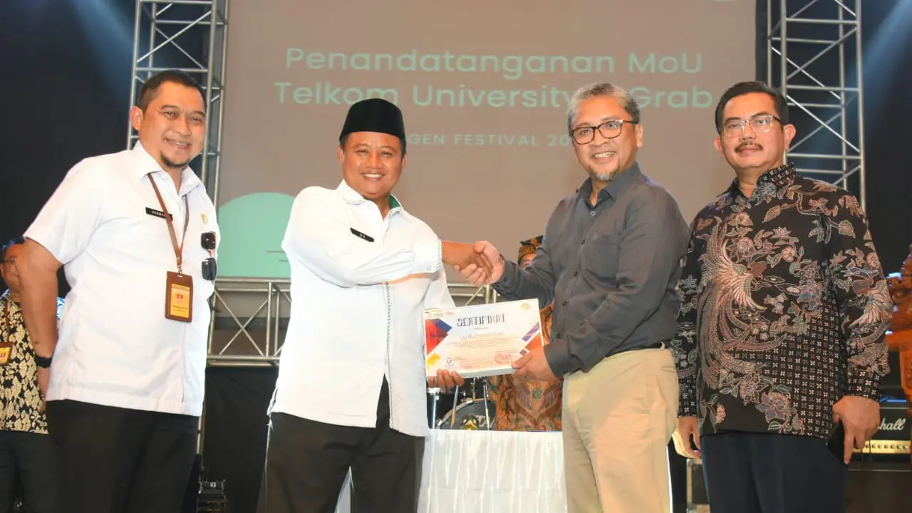 Uu saat menghadiri CGen Festival di Telkom University Convention Hall, Kabupaten Bandung, beberapa waktu lalu.