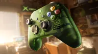 Microsoft introduced the Xbox Series X25, a limited edition console commemorating the 25th anniversary of the original Xbox, featuring a transparent "OG Green." (Photo: Microsoft)