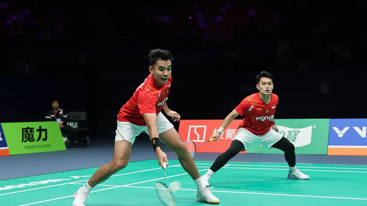 Leo Rolly Carnando/Bagas Maulana - Badminton Asia Championships 2025 - Bulu Tangkis