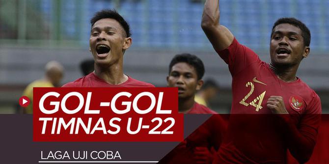 VIDEO: Gol-Gol Timnas Indonesia U-22 ke Gawang Bhayangkara FC