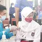 Vaksinasi COVID-19 anak di Balikpapan Kaltim.