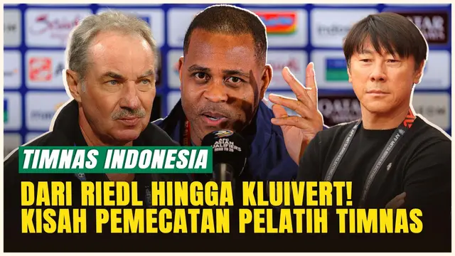 Timnas Indonesia
Dari Riedl, Shin Tae-yong, hingga Kluivert!