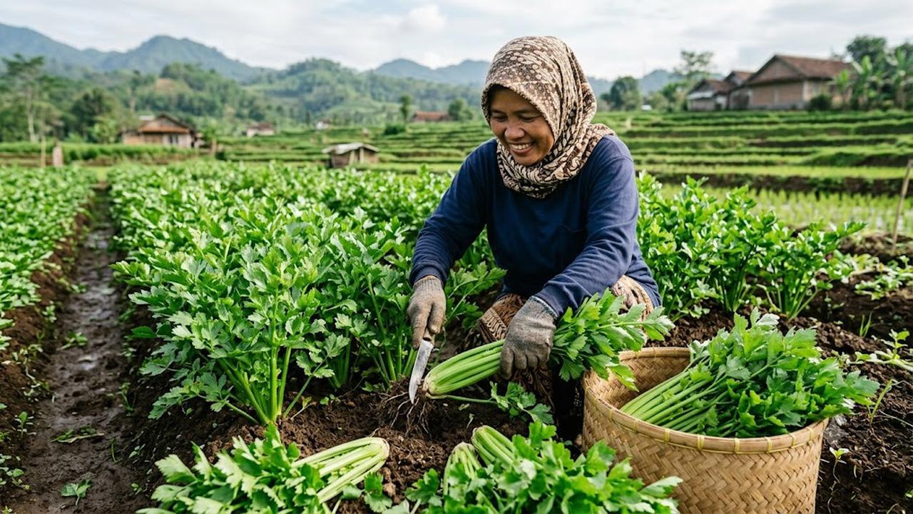 5 Cara Memanen Seledri Tanpa Mencabut Akar agar Cepat Tumbuh Kembali