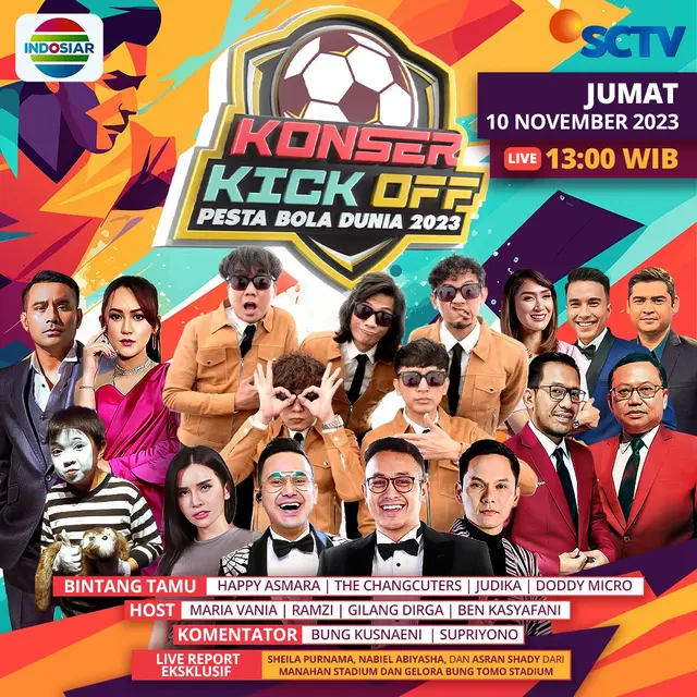 Konser Kick Off Pesta Bola Dunia 2023