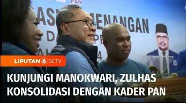 Ketua Umum Partai Amanat Nasional, Zulkifli Hasan melanjutkan konsolidasi dengan para kader di wilayah Indonesia Timur, dengan mengunjungi Kota Manokwari, Papua Barat, dan Jayapura Papua. Selain bertemu kader, Zulhas juga mengunjungi pasar Wosi di Ma...