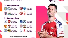 Jadwal big match Liga Inggirs: Tottenham vs Liverpool pada matchweek ke 17 akhir pekan ini di Vidio. (sum. doc. vidio.com)