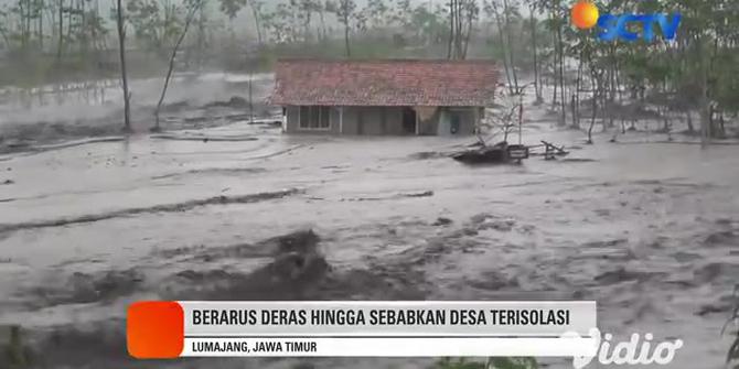VIDEO: Banjir Lahar Dingin Semeru Menerjang, Tim BPBD Disiagakan