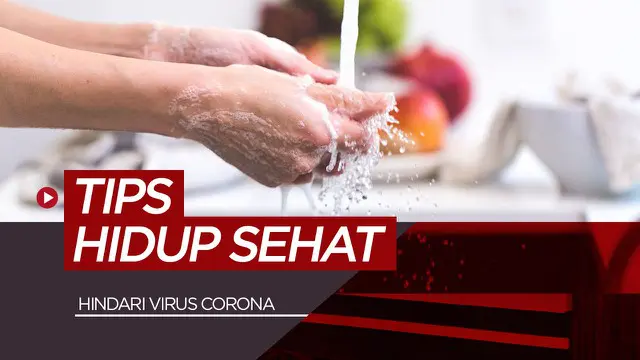 Berita motion grafis 13 tips hidup sehat dan terhindar dari Virus Corona.